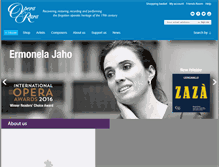 Tablet Screenshot of opera-rara.com